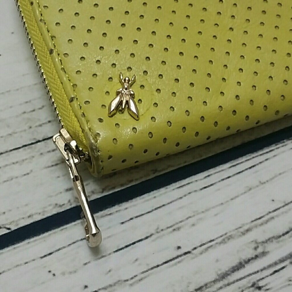 Patrizia Pepe Perforated Zip Around Wallet